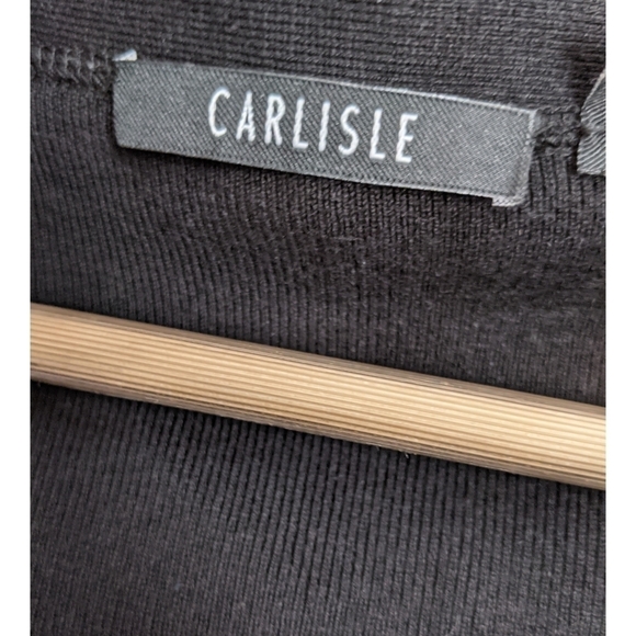 Carlisle Black Button Up Long Sleeve Cardigan - Picture 4 of 7